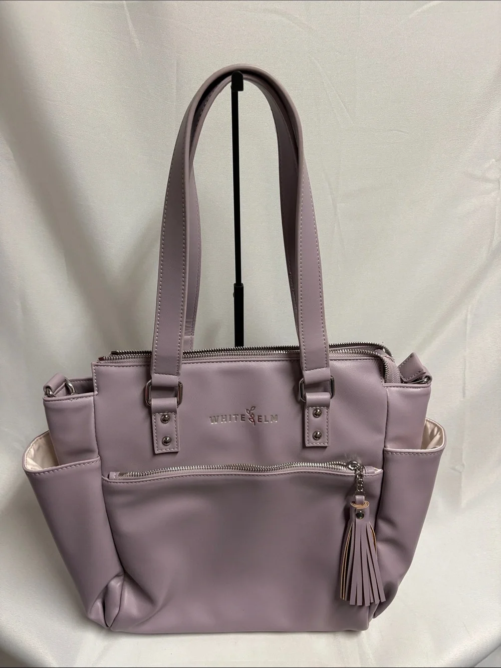 West Elm Gemini Mini Convertible Backpack Limited Edition Heather Purple